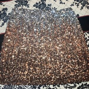 Sparkling Sequin Mini Skirt